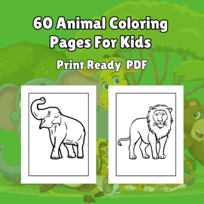 60 Adorable Animal Coloring Pages For Kids