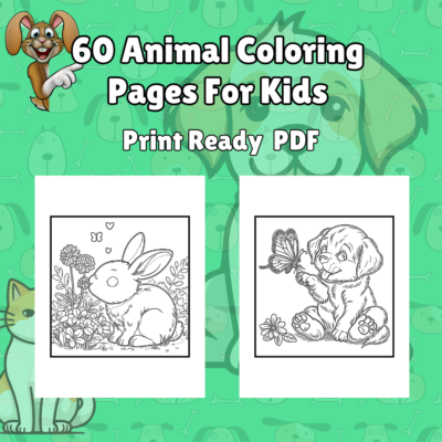 60 Animal Coloring Pages – Ready To Print And Color